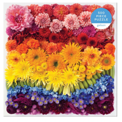 Galison - Puzzle Rainbow Flowers - 500 kosov