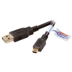 VIVANCO USB kabel A/MINI B 3m (CCU630M)