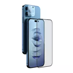 Zastitno staklo Nillkin 2u1 HD Full Screen 2.5D (0,33mm) za iPhone 14 Pro crno