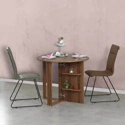Hanah Home Sklopivi sto Middle 90x77x45cm Orah