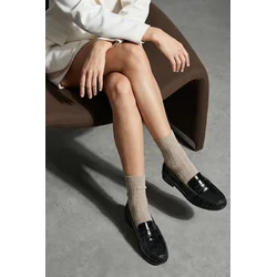 Trendyol Shoes Ženske mokasine Takss26La00006, Crne