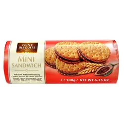 Mini markize piškotov Feiny s čokoladnim nadevom 180 g