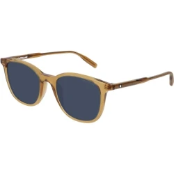 Mont Blanc MB0006S 004 ONE SIZE (52) Rumena/Modra