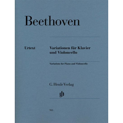 BEETHOVEN:VARIATIONS FOR CELLO AND PIANO