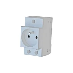 Modularna vtičnica z/brez 16A 230V za letev TH35 AUS16B
