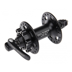 Nabla prednja SHIMANO DEORE XT HB-M756L 32H OLD 100MM AXLE 108MM QR 133MM BLACK FOR ROTOR 6-BOLT M760 SERIES LOGO Crna Disk EHBM756BL