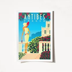 Lessentiel Maison Poster Antibes-1977, 21x29.7cm