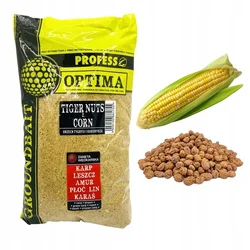 PROFESS Optima ribiška vaba 1 kg - tigrovi orehi in koruza