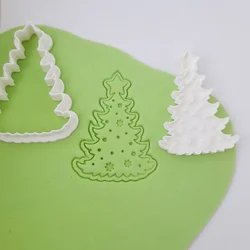 KREATIVNI SLATKIŠI Modla za kolače i ukrase Jelkica 1, 6 cm, Bela
