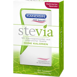 Kandisin Stevia v obliki tablet - Namizna škatla (200 kosov)