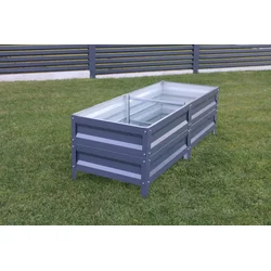 Polimerna visoka greda – 40 cm GRAFIT