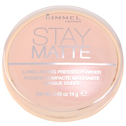 Rimmel Stay Matte puder odtenek 002 Pink Blossom (Long Lasting Pressed Powder) 14 g