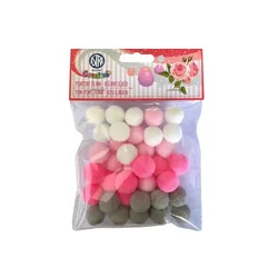Astra CREATIVO Plišaste kroglice POMPOM ROSE GARDEN, 20 mm, 335121024