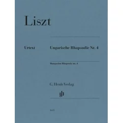 LISZT:HUNGARIAN RHAPSODY NO.4 FOR PIANO