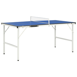 vidaXL Stol za stolni tenis s mrežom 152 x 76 x 66 cm plavi