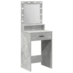 Toaletni stol Betonski sivi 50 x 41 x 135 cm Konstruirano drvo