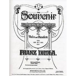DRDLA:SOUVENIR VIOLIN AND PIANO