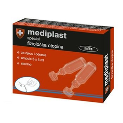 Mediplast fiziološka otopina, ampule 5x5 ml