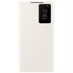 Samsung Galaxy S23 Ultra cream Smart View Wallet Case (EF-ZS918CUEGWW)