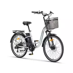 Galaxy Električni bicikl Valencia 26, 250W, 36V/10.4Ah, Svetlosivi