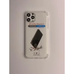 Maska za iPhone 11 Pro Max transparent sa ojačanim ivicama