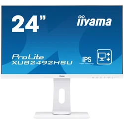 24 WHITE IPS panel, 1920x1080 at 120Hz, EyeComfort, 15cm height adjustable stand, 350cdm2, 1500:1, Speakers, HDMI, DisplayPort, 1ms MPRT,