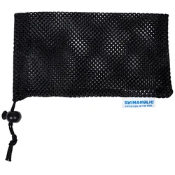 Swimaholic goggle mesh pouch black