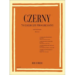 CZERNY:70 ESERCIZI PROGRESSIVI