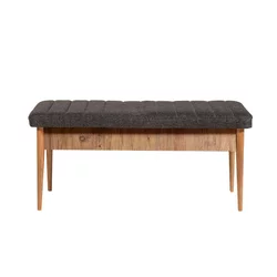 Conceptum Hypnose Trpezarijska klupa Vina Bench 110x48x40cm Bež-Antracit