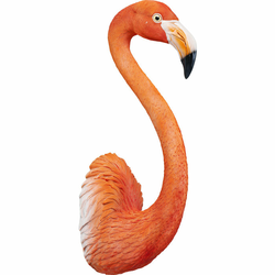 Meblo Trade Ukrasna figura zidna Flamingo Road 72 cm 71.5x26.5x24.5 cm