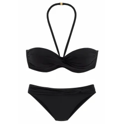 LASCANA Bikini, črna