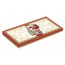 Glass platter, 32 x 17 cm, Magic Christmas - Nuova R2S brand