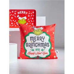 Sinsay - Jastučnica sa božićnim motivom Grinch - crvena