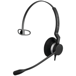 JABRA BIZ 2300 USB Mono, Type: 82 E-STD, Microphone boom: FreeSpin (headband), USB connector, with mute-button and volume control on the cord, Microso
