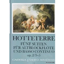 HOTTETERRE:FIVE SUITES ALTBLOCKFLOTE OP.2/3-5