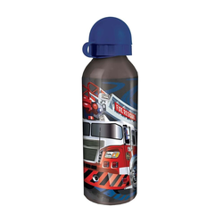 S-Cool Flašica za decu Fire Truck, Aluminijumska, 500 ml, Crna