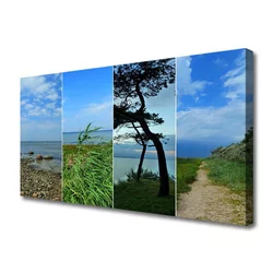 tulup.si Slika na platnu Plaža tree landscape 125x50 cm