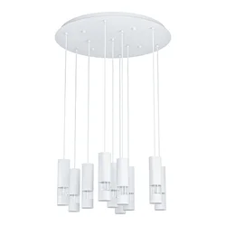 EGLO Viseća lampa BERNABETA 10xGU10 bela O580 39704