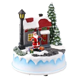 Festa cozy 40 novogodišnje selo led kuća 13 x 13 x 15 ( 710352 )
