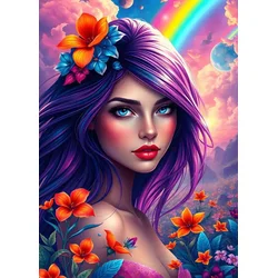 Alipson Puzzle - Puzzle Mavrično dekle - 500 kosov