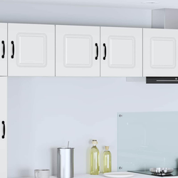vidaXL Stenska kuhinjska omarica Bela 80 x 31 x 40 cm Konstruiran les