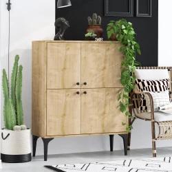 Hanah Home Komoda Capella 90x115x35cm Hrast