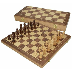 Igra društvena šah GRAND u drv. kutiji 38x19x5 cm