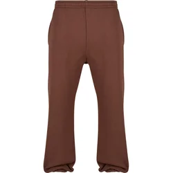 Mens basic sweatpants Fluffy brown