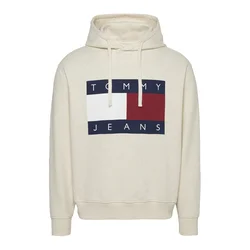 Tommy Jeans Majica bež/mornarska/rdeča/bela