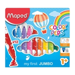 Otroški flomastri Maped ColorPeps Jumbo - 12 barv