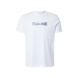 Calvin Klein Majica  temno modra / bela