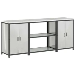 Kuhinjski set za pohranu HATTEM 3 pcs Srebrna Pocinčani čelik