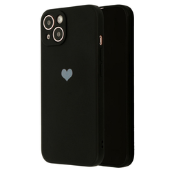 Silikonska futrola sa srcima za Xiaomi Redmi 9A - Crna KP17867