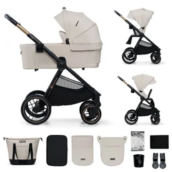 KINDERKRAFT kolica za bebe set 2u1 nea 2 soft beige